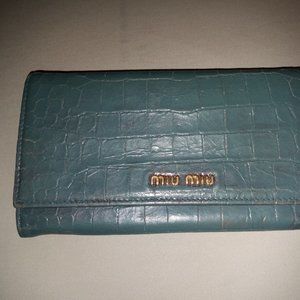 On SALE NOW! Miu miu Long flap wallet (unisex)